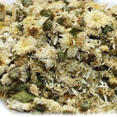 Polvo de extracto de flor de crisantemo con flavonoides, aminoácidos y vitaminas